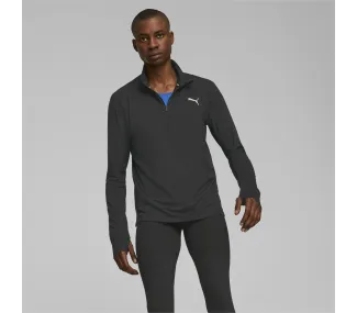 RUN FAVORITE 14 ZIP M PUMA Black - Vêtements de sport de qualité