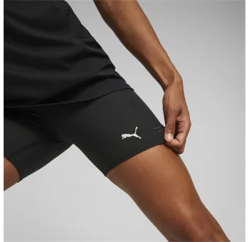 PUMA Black RUN FAVORITE SHORT TIGHT W - Women's Athletic Wear