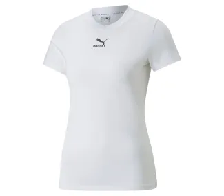 Puma White Classics Slim Tee - Style et Confort