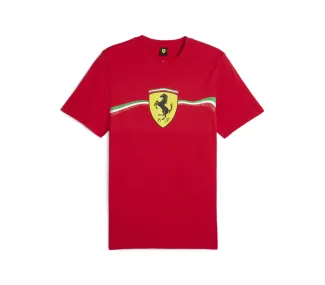 Ferrari Race Big Shield Heritage Rosso C - Produit Officiel