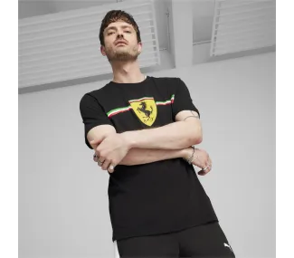 PUMA Ferrari Race Big Shield Heritage Bl | Vêtements de Course de Haute Qualité