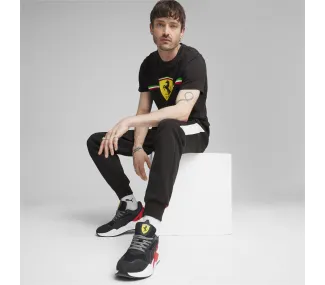 PUMA Ferrari Race Big Shield Heritage Bl | Vêtements de Course de Haute Qualité