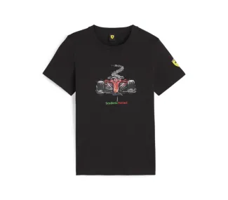 Ferrari Race Kids Graphic Tee PUMA Black | Enfants | Vêtements de sport