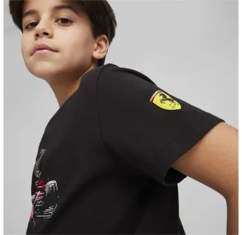 Ferrari Race Kids Graphic Tee PUMA Black | Enfants | Vêtements de sport