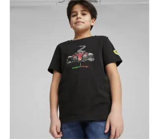 Ferrari Race Kids Graphic Tee PUMA Black | Enfants | Vêtements de sport