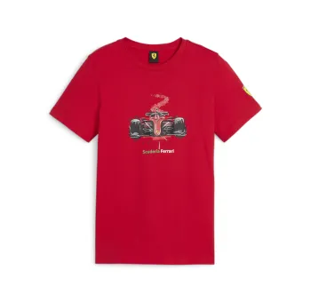 Tee-Shirt Graphique Ferrari Race pour Enfants - Rosso Cors