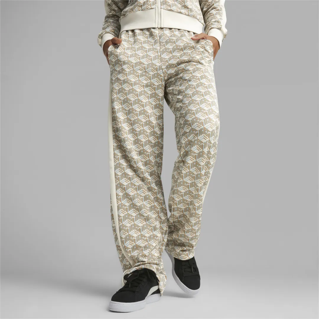 T7 AOP Straight Leg Track Pants Prairie - Confort et Style