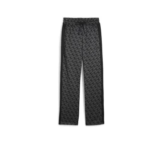 PUMA T7 AOP Straight Leg Track Pants Bla | Sportswear