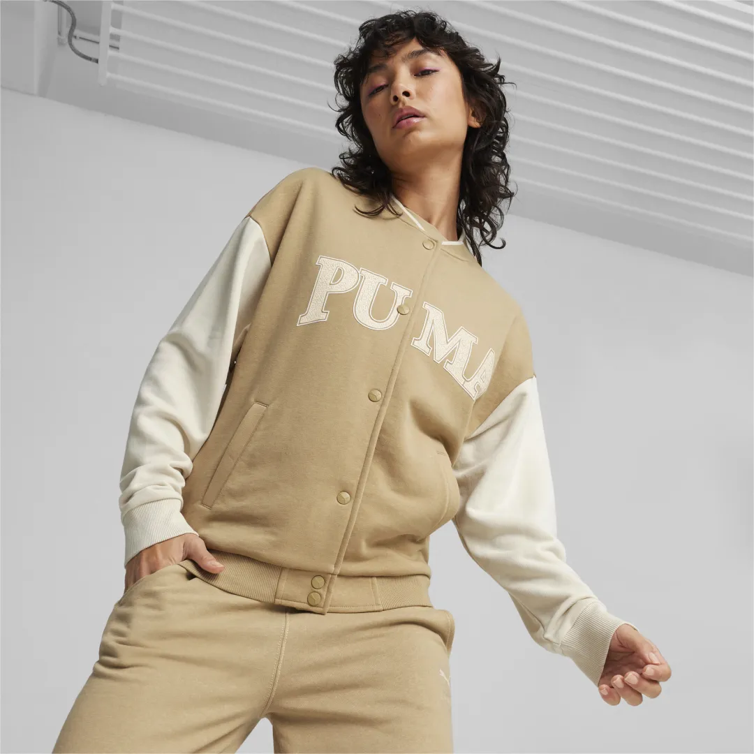 PUMA SQUAD Track Jacket TR Prairie Tan - Veste de sport haut de gamme