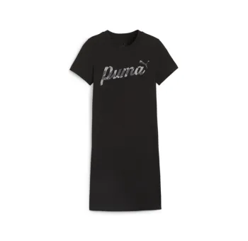 ESS+ BLOSSOM Dress G PUMA Black | Robe Sportive de Haute Qualité