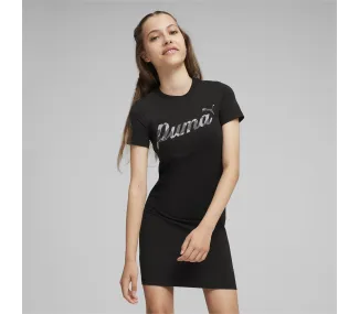 ESS+ BLOSSOM Dress G PUMA Black | Robe Sportive de Haute Qualité