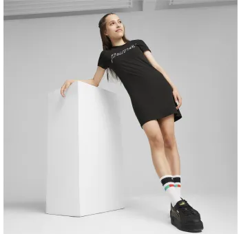 ESS+ BLOSSOM Dress G PUMA Black | Robe Sportive de Haute Qualité