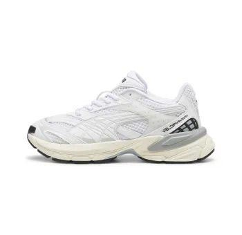 Velophasis PUMA White-Cool Mid Gray - Chaussures de Sport Tendance