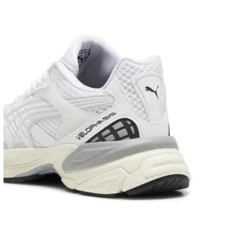 Velophasis PUMA White-Cool Mid Gray - Chaussures de Sport Tendance