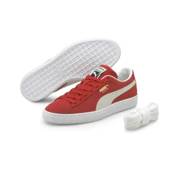 Puma Suede Classic XXI High Risk Red-Puma Whi | Chaussures de sport de qualité