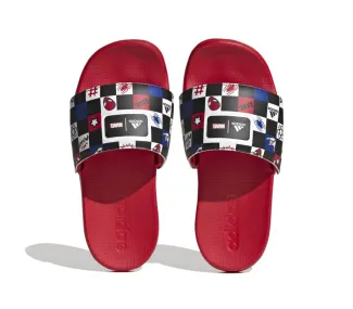 Sandales adilette comfort spiderman k - adidas pour enfants