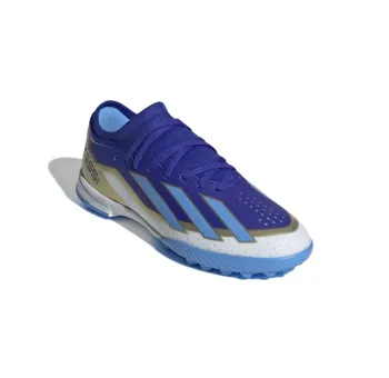 Chaussure Adidas Junior x crazyfast league tf j messi pour Terrain Turf