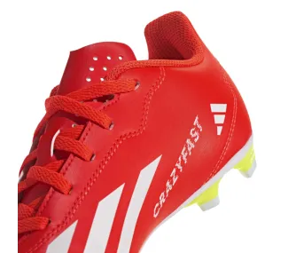 adidas X Crazyfast Club FXG J - Chaussure de Football Junior Légère et Confortable