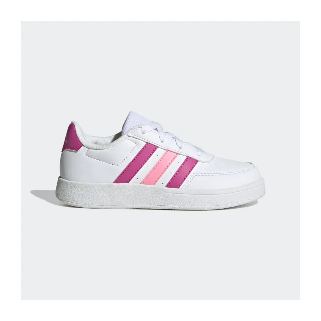 Chaussures à Lacets Breaknet Lifestyle Court pour Enfants - Style Tennis Classique par Adidas