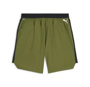 FUSE 7" 4-way Stretch Shorts in Olive Green