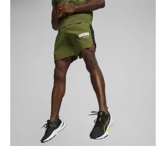 FUSE 7" 4-way Stretch Shorts in Olive Green