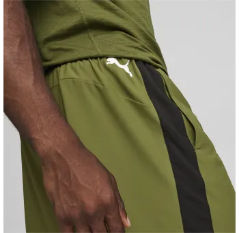 FUSE 7" 4-way Stretch Shorts in Olive Green