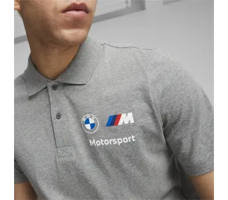 BMW MMS ESS Medium Gray Heather Polo