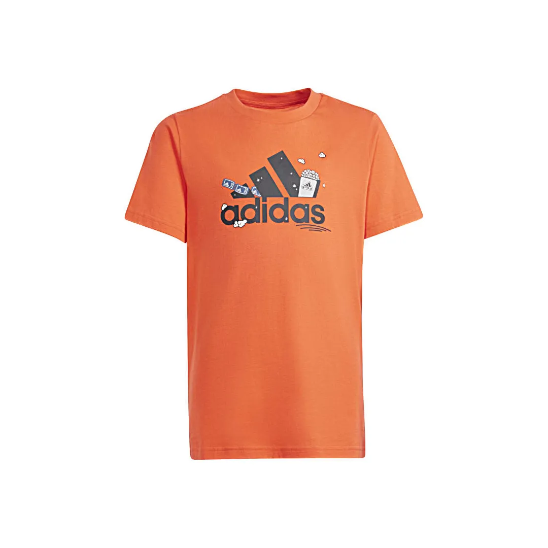 T-shirt graphique Adidas - Le style urbain avec les 3 bandes