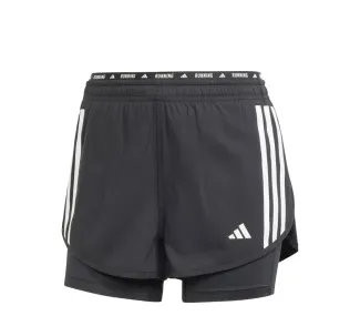 Short de Running 2 en 1 Adidas avec 3 Bandes - Collection Own the Run