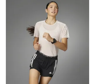 Short de Running 2 en 1 Adidas avec 3 Bandes - Collection Own the Run