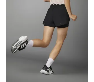 Short de Running 2 en 1 Adidas avec 3 Bandes - Collection Own the Run