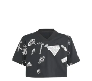 T-shirt Adidas - Crop Top Ample pour Jeunes Fans de Streetwear