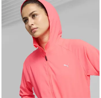 RUN FAVORITE Hooded Woven Jacket W - Vêtements de sport élégants pour femme