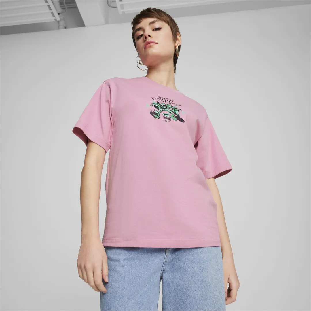 DOWNTOWN Relaxed Graphic Tee - Un style décontracté et moderne