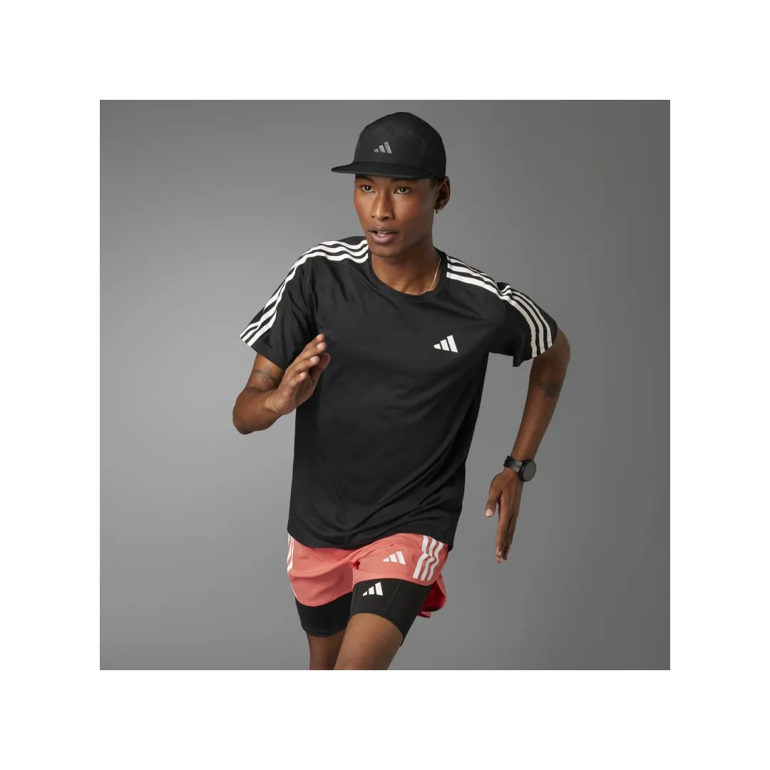 T-shirt Adidas Own The Run 3 Bandes - Confort et Performance