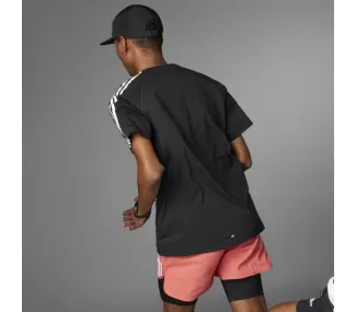 T-shirt Adidas Own The Run 3 Bandes - Confort et Performance