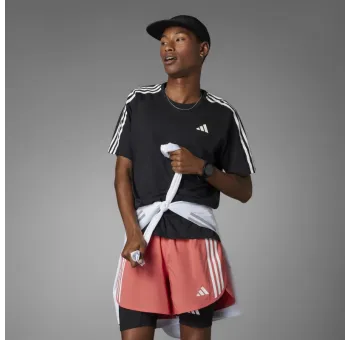 T-shirt Adidas Own The Run 3 Bandes - Confort et Performance