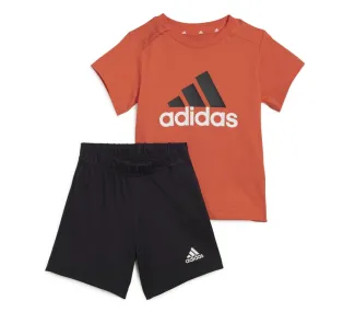 Ensemble Adidas pour Bébés - T-Shirt et Short en Coton Bio